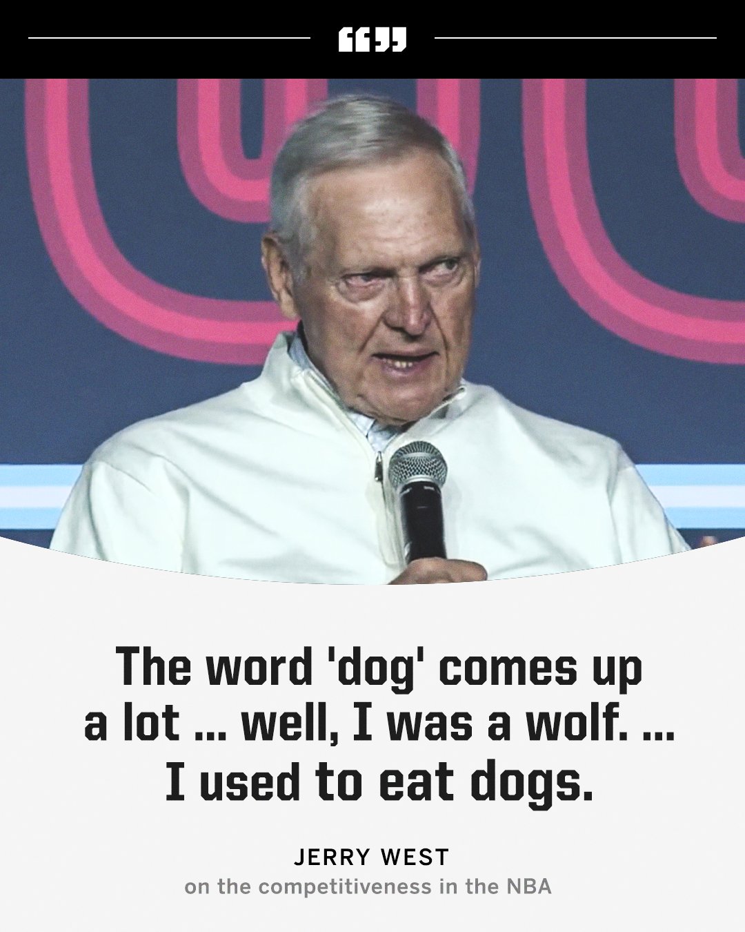 ESPN on Twitter "Jerry West's competitiveness is unmatched 🐺 https//t