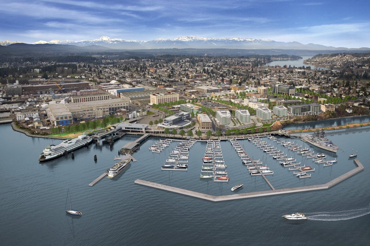 KitsapCC's tweet photo. We love calling the Bremerton Marina our home! Kitsap Conference Center has incredible views and is just a quick ferry ride away from Downtown Seattle! https://t.co/SWGNlRbOXf