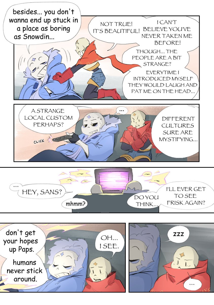 Slumbertale_au's tweet photo. ~Slumbertale~ CHAPTER 04 
pgs. 13-16
Tensions~~ https://t.co/mx2xqN1CTH