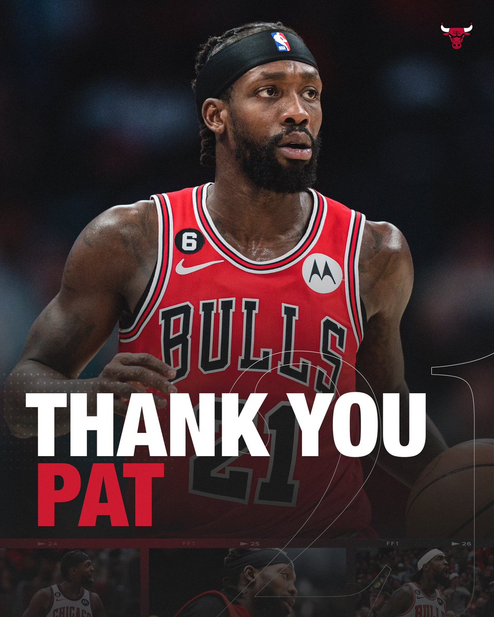 chicagobulls's tweet image. Thank you, @PatBev21!

Chicago will always be home ❤️
