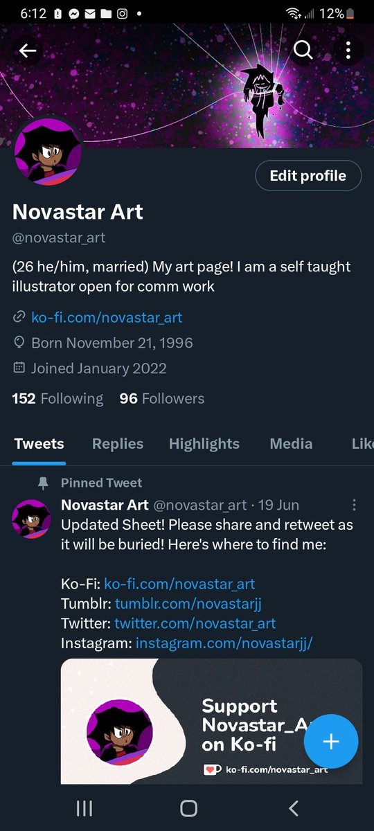 NovastarJJ's tweet photo. I've been slowly moving all my activity to my art account and leaving this account for more political/shitpost takes. You should go looking there for me more consistently @novastar_art https://t.co/pwggH2k2Hx