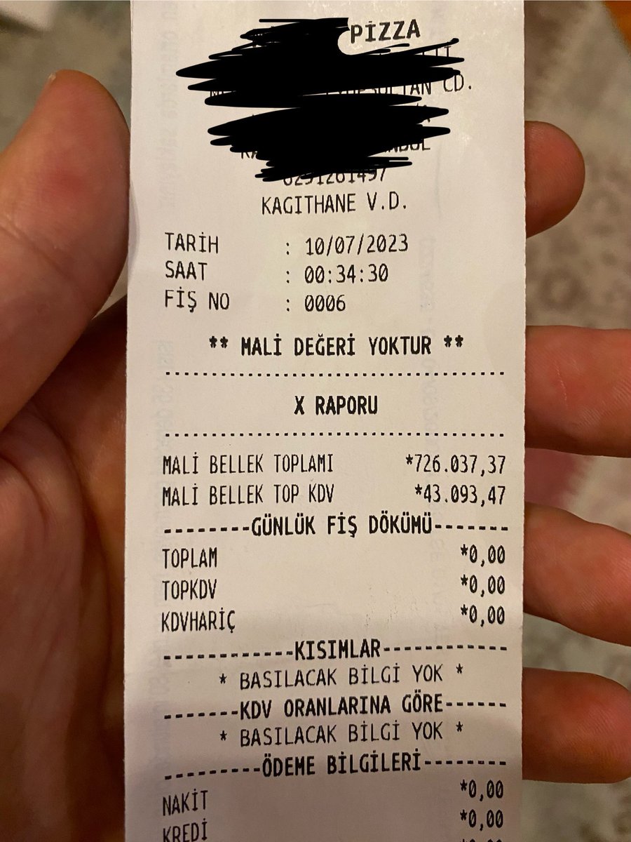 Kağıthanedeki bir pizzacının kazancı gerçek mi şok içindeyim
₺726.037,37