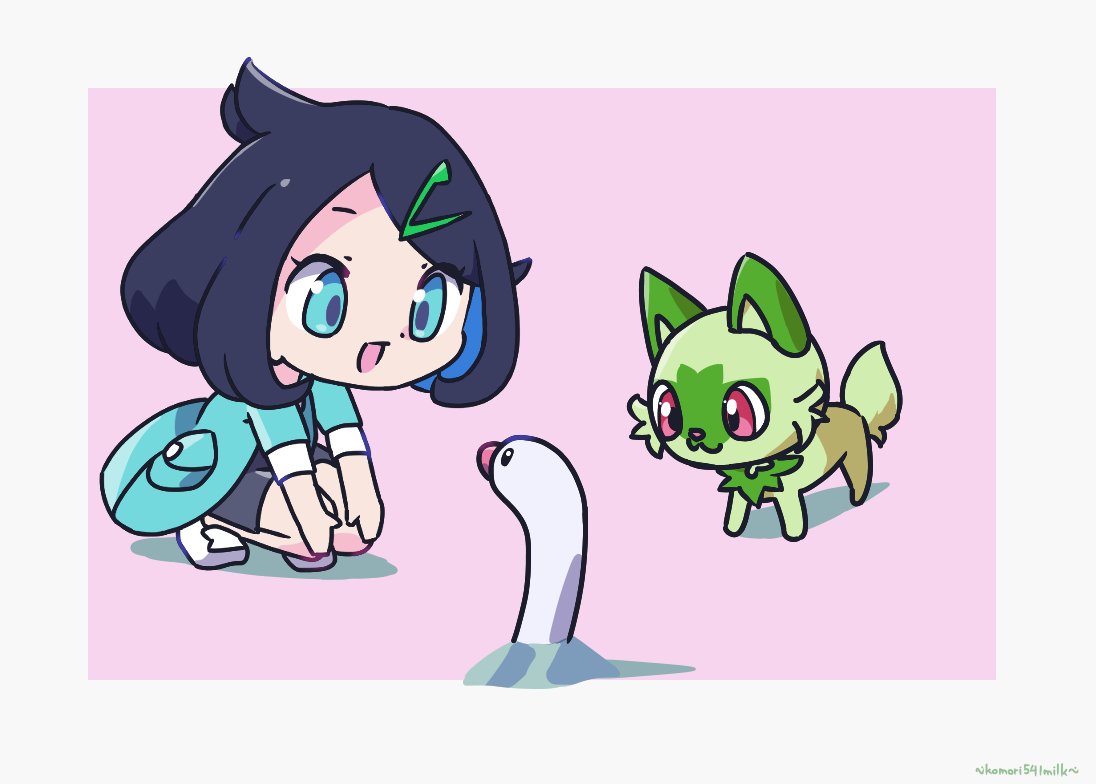 ポケモン「今日もポケモンの研究です #アニポケ #イラスト」|転寝みるく(こもりみるく)🥛-ほぼ毎日更新イラストかドット絵のイラスト