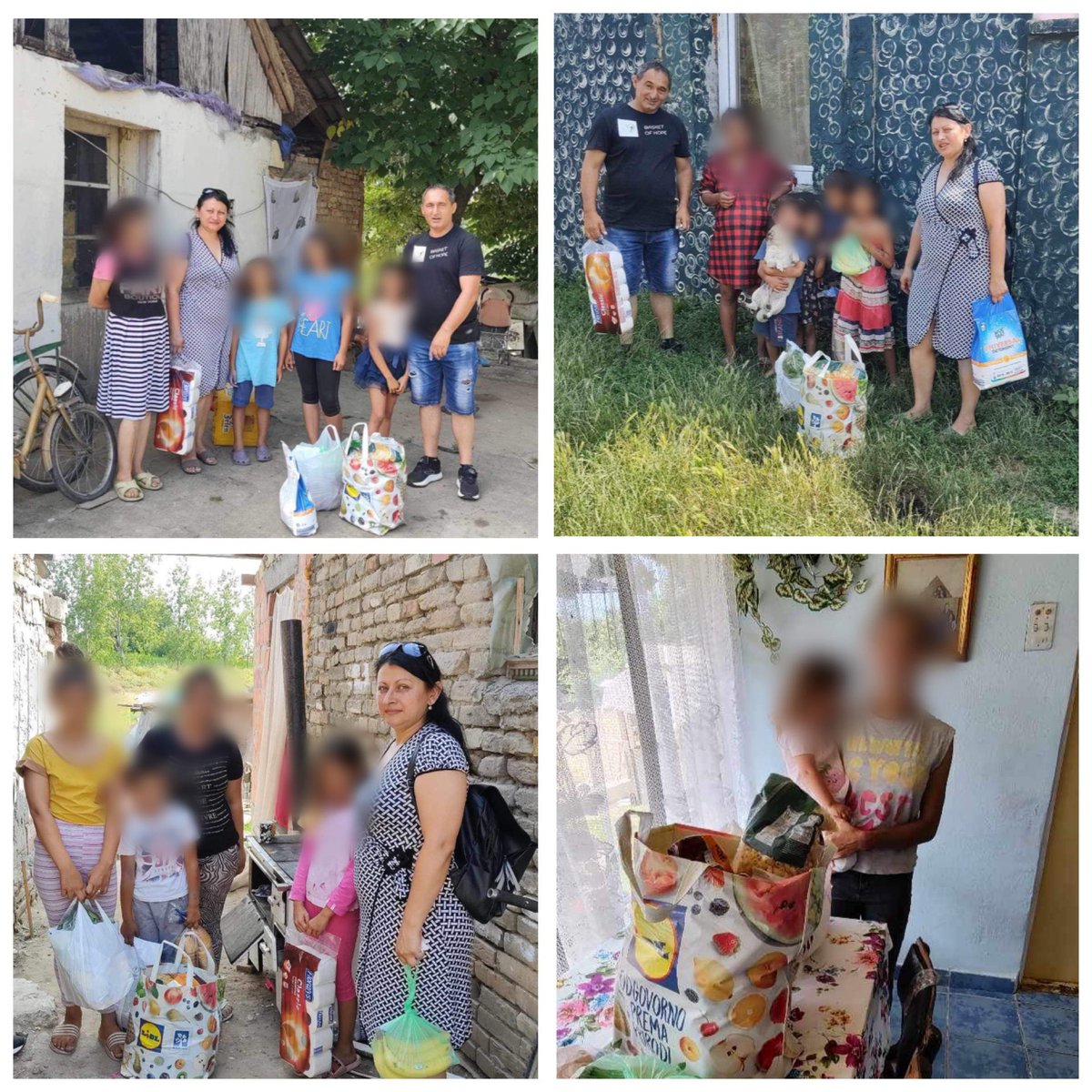 Four families in the village of Kucura received their monthly food packages this week! 🙌🏼

*For the privacy of the families in our program, we have decided to blur their faces going forward.

#serbia #hungernomore  #feedthehungry  #lovelookslikethis