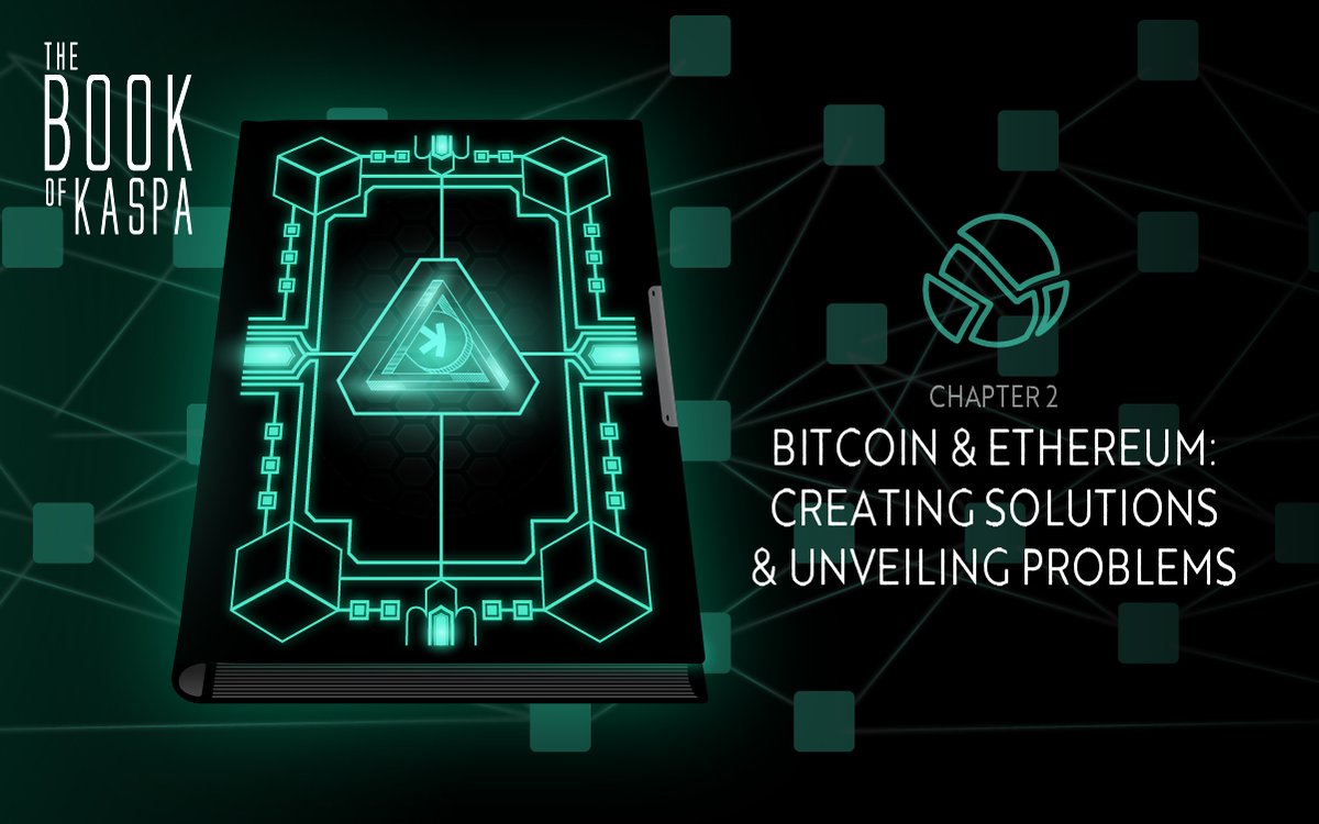 kaspaunchained's tweet photo. #SundayMusings.

Bitcoin and Ethereum: Creating Solutions and Unveiling Problems - Chapter 2 of The Book of Kaspa.

Penned by #Kaspa copywriter &amp; PR Manager, @BubblegumLtng

Chapter 2: https://t.co/iuPIKfZ4wO

Note: The $KAS opinions in the book are the author's own. https://t.co/GV5N2S9PO4