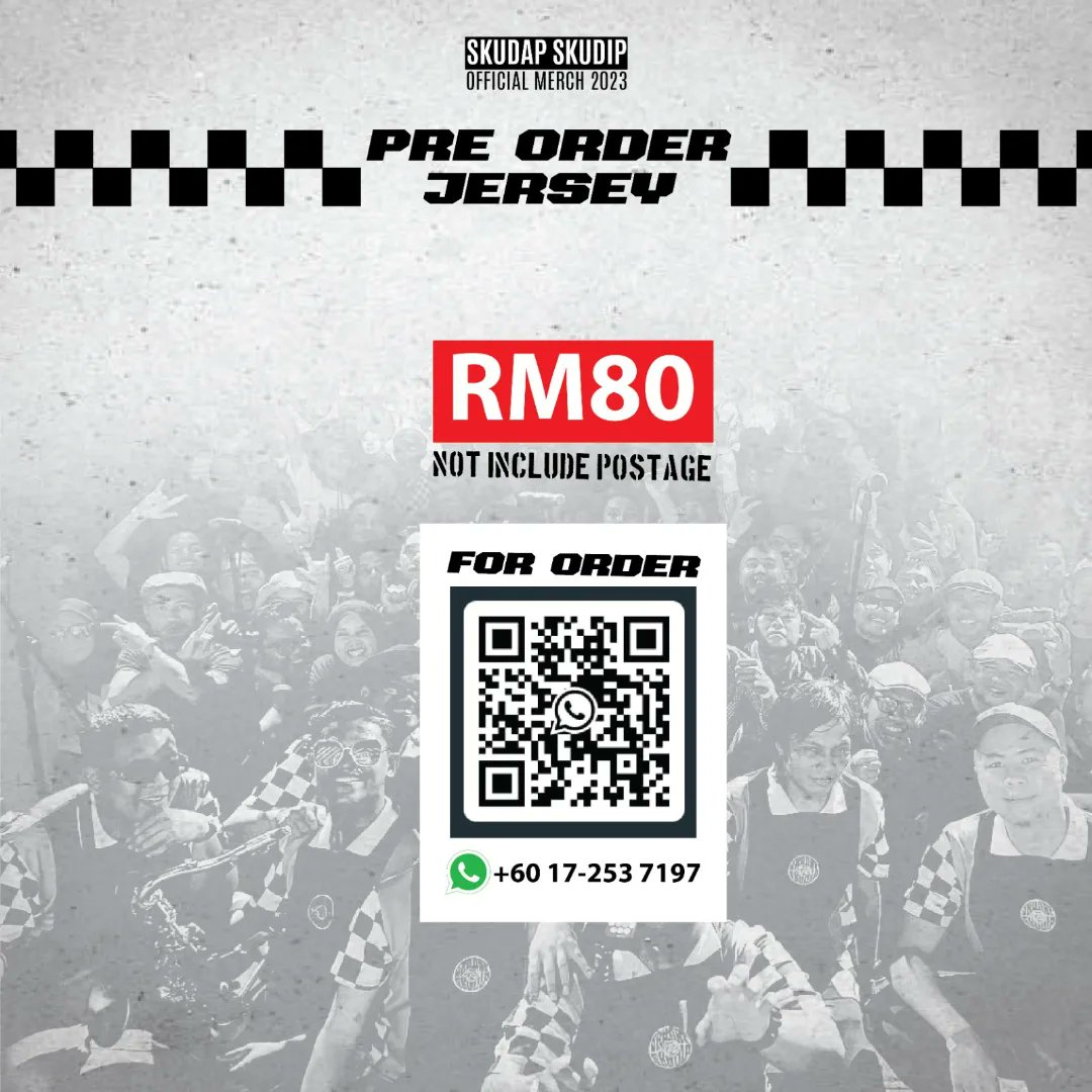Faamiraa's tweet photo. Scan for more details!

Skudap Skudip New Jersey
Preorder open until 15 July 2023!!!

#skudapskudip 
#skudapan 
#royaltownska 
#preorder
#2004
#jerseyska https://t.co/0fyeKRoCQq
