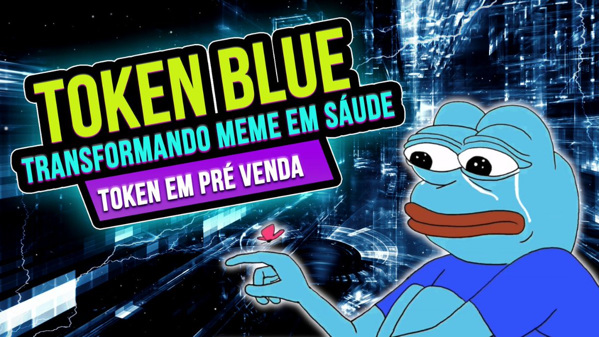 NandoStuchi's tweet photo. TOKEN BLUE: Transformando Memes em Cuidado Mental! https://t.co/s15VYTmd2c via @YouTube @blueprojecteth https://t.co/OBFmzEoyTD