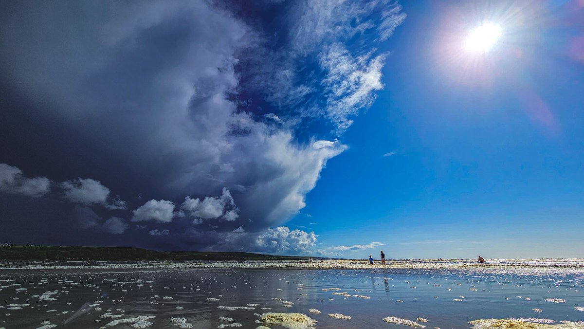 Took this photograph today in Lahinch Beach, Co Clare. The best depiction of an Irish summer!
