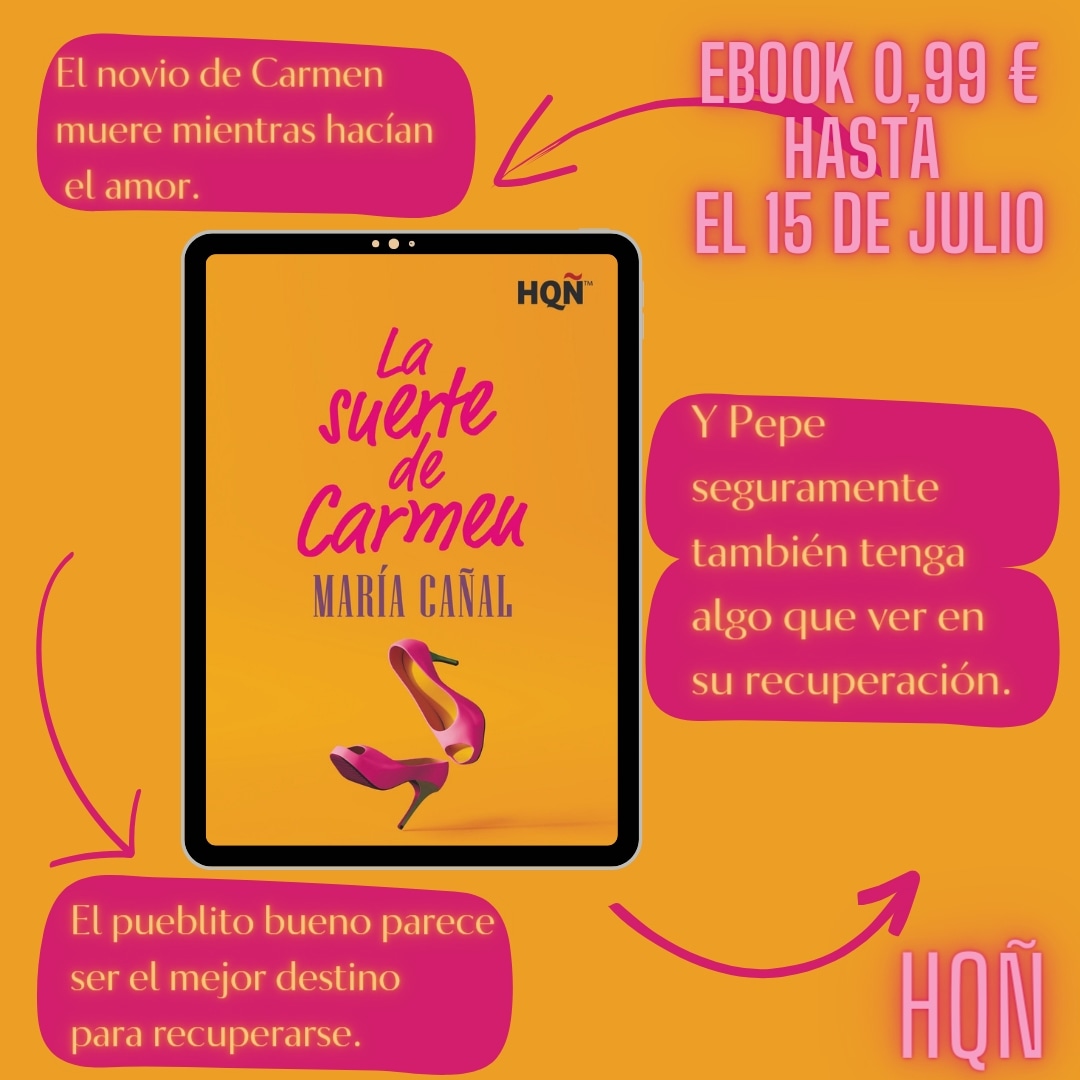 mystoriespro's tweet photo. ¿Qué harías si tu novio muere mientras hacíais el amor? Carmen sabe mucho de esto.

"La Suerte de Carmen", publicado por @HARLEQUINLibros
Ahora en promoción en su versión digital.

#LaSuerteDeCarmen #booktwt #book #Kindle #promoción #Romance #romantic #leer #Verano #Vacaciones https://t.co/wSBP3v8dZl