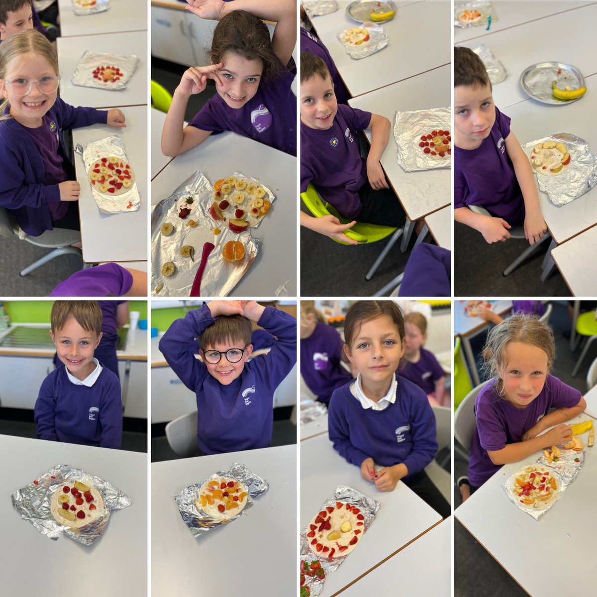 YBB_Y3's tweet photo. The children loved making fruit pizzaโs during WOW week! #WeekOfWellness #YBB (3/3) https://t.co/gQxbKnLRV5
