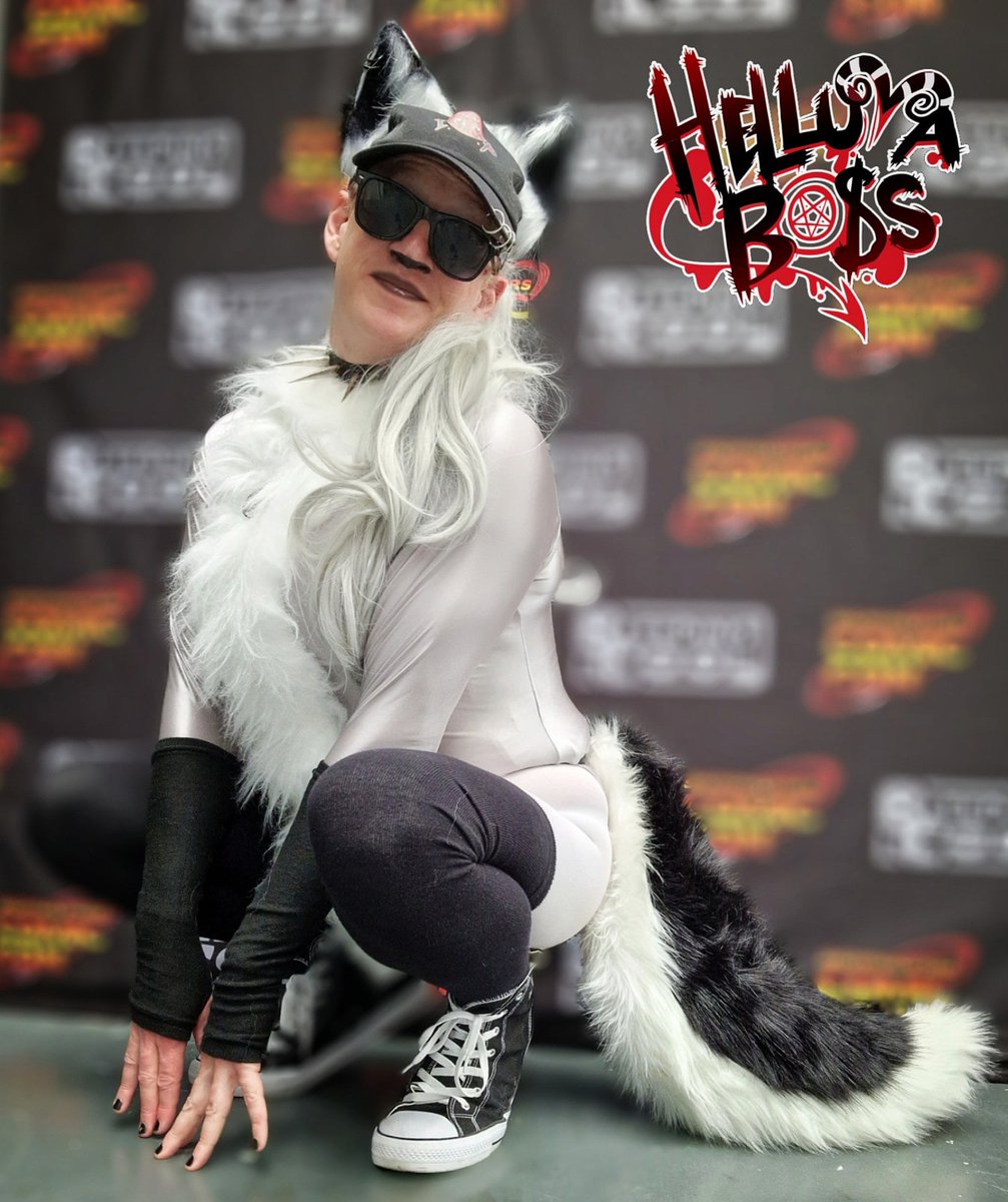 I'm not a bad dog. Shut up about that. #lfcc #HelluvaBoss #cosplay #LOONA