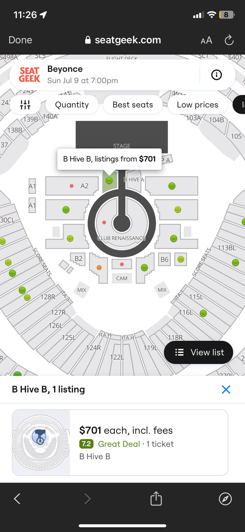 Beyonce Rose Bowl Concert Seating Chart BEYONCE FORMATION TOUR TICKETS