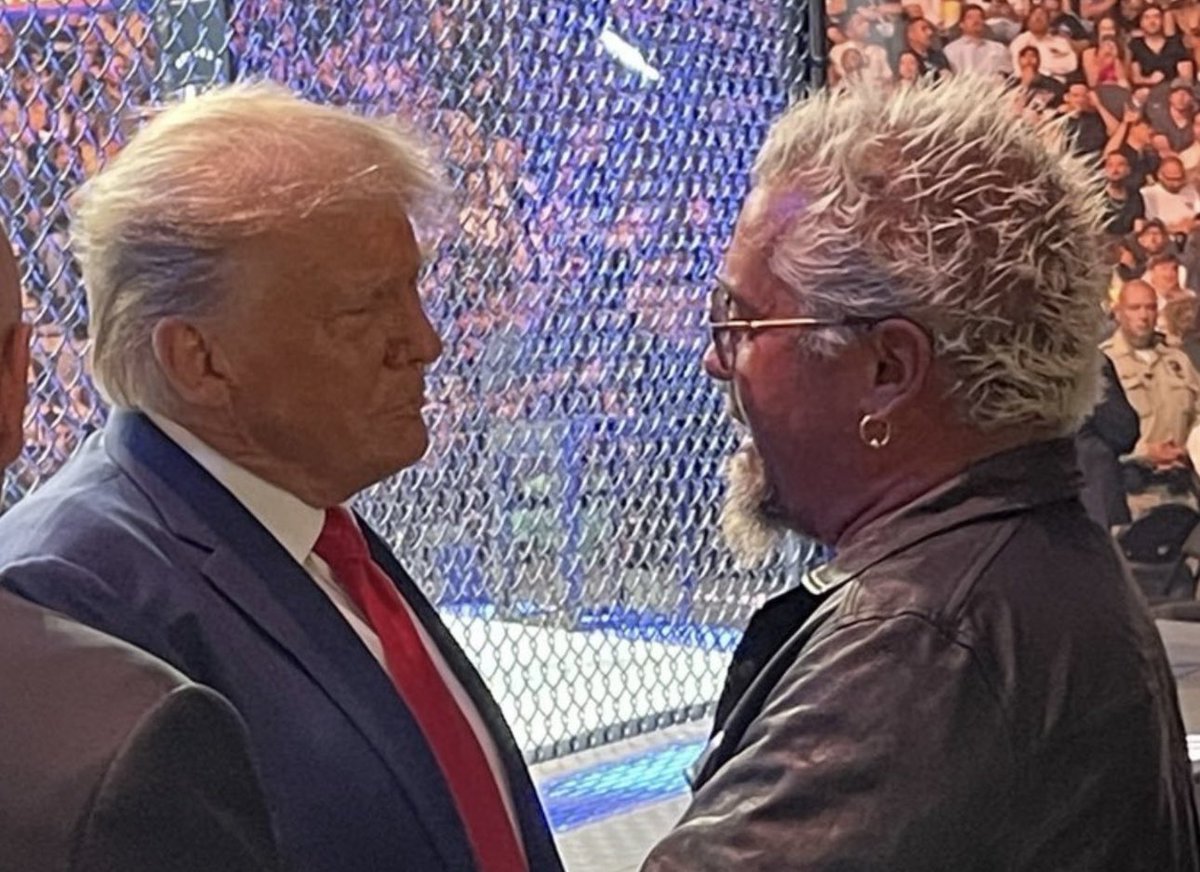 Guy Fieri was seen with Donald Trump last night and my only question is: what's wrong with these celebrities?

Why are they trying to normalize Trump's behavior? He's the twice indicted, twice impeached, disgraced former president who's a sexual abuser. He's not a good guy.