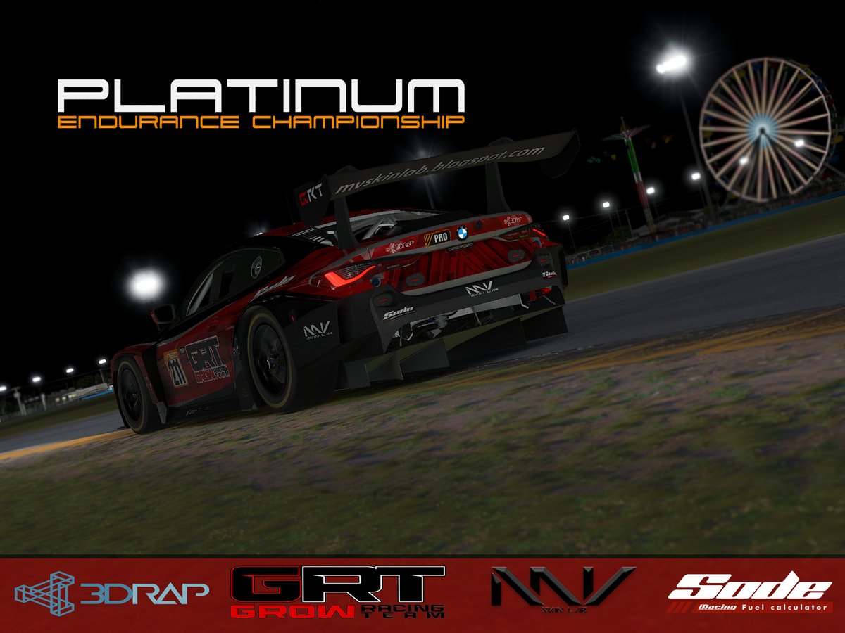 E chegámos ao fim da Platinum Endurance Championship desta vez 12h em Daytona do qual conseguimos um fantástico P3 em corrida e P5 na geral categoria GT3 PRO <a href="/TREDIRAP/">3DRAP.IT</a> 
  @mvskinlab <a href="/eSimRacing/">eSimRacing</a>  <a href="/iracingofficia1/">iracingofficial</a>