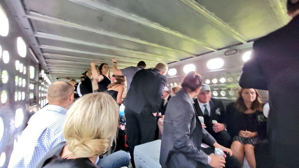 BDoeschot's tweet photo. Things people not from the midwest wouldn't understand: 

Livestock trailers (cattle pot) double as a "Party Pot" for weddings. https://t.co/vPjmnOowzG