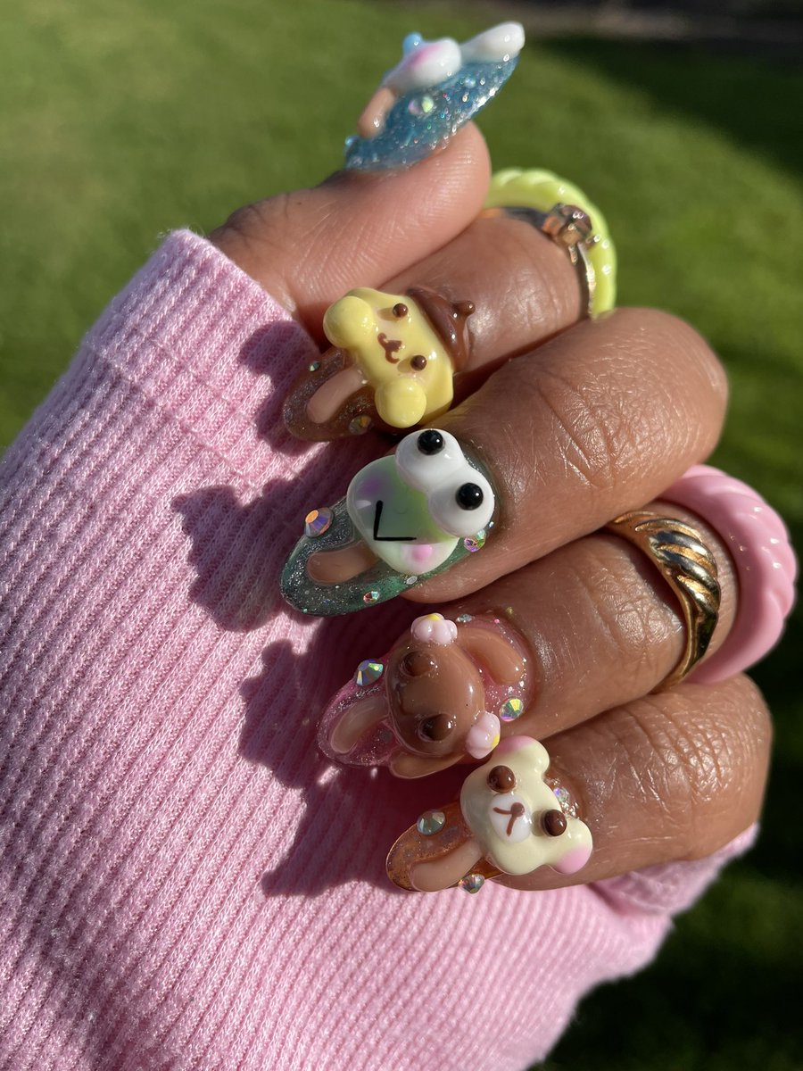 prettynailtech's tweet image. 3D Sanrio Ice Cream 💅🏽🍦

Using @apresnail sculpted medium round tips! ✨