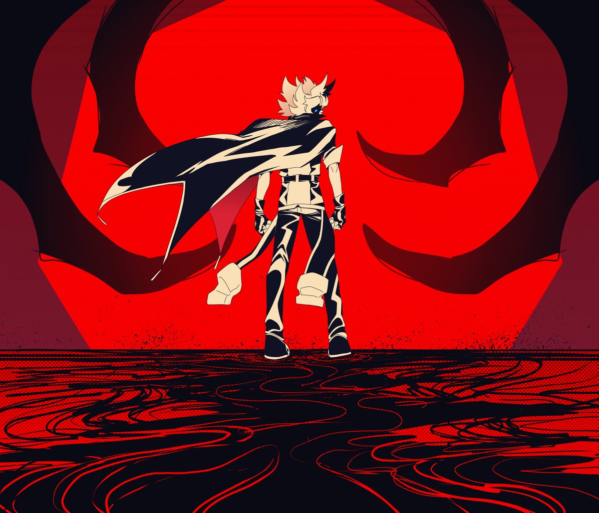 strange_fl0wer's tweet photo. "Then they all fell to their knees and begged that drifter
Begged him please, as he raised his fist before he spoke

I am the righteous hand of God
And I am the devil that you forgot" 🌙

#futurecardbuddyfight #バディファイト https://t.co/fgEs1QB9Nh