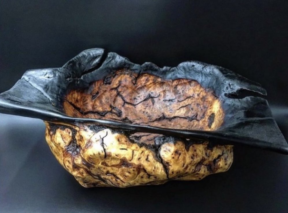 Plaque De Placage En Chêne Noir – Effet Brûlé Shou Sugi Ban, 100x29 Cm