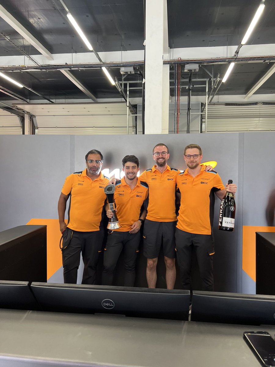 randysingh86's tweet image. What a weekend. P2, P4. Quickest pitstop. 2 amazing drives. Great fan support. Soaked in champagne. And the heart rate may have gotten a little elevated… #BritishGP