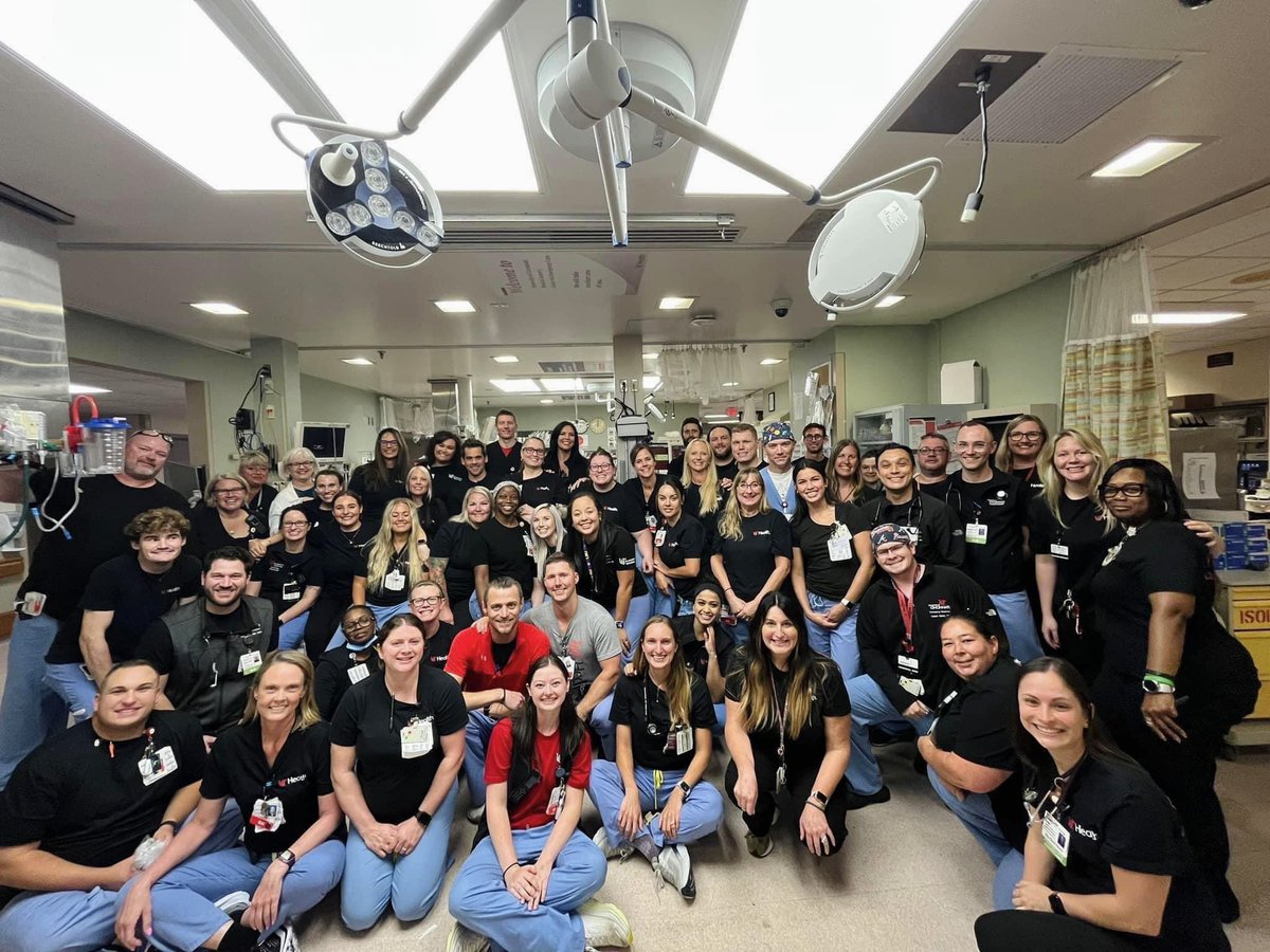Yes, that was me you saw sprinting from the old SRU as I saw my last patient to the new ED where many EMS crews &amp; my first SRU patient awaited. Felt like something out of a movie. Can't think of a better crew to have done it with. ❤️ 

🥂 to new beginnings