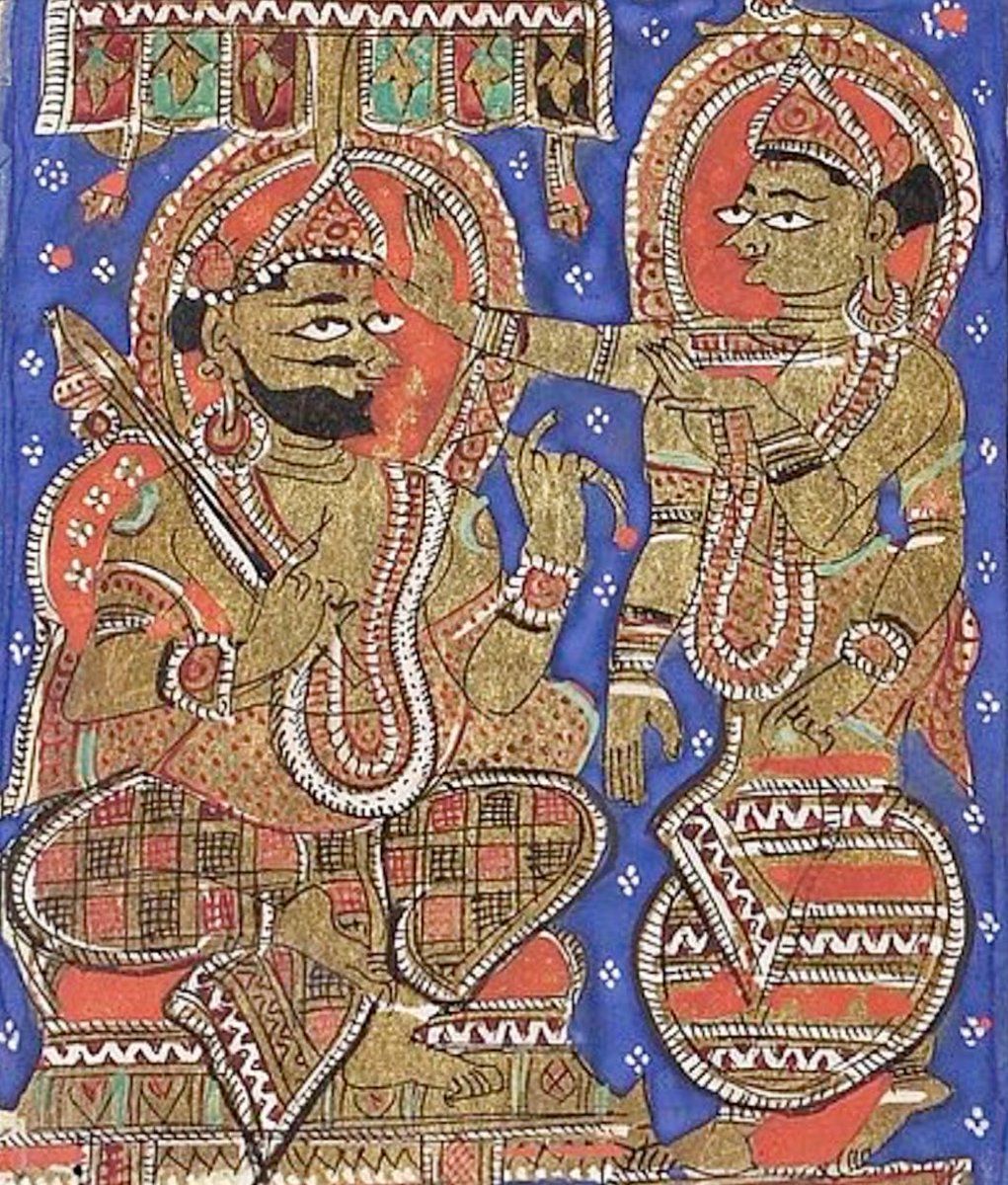 IVarsovienne's tweet photo. The Kalpasutra (the heroic deeds of the conquerors). Manuscript (Prakrit; Miniature 1503). #literature #Jainism #India #art #Jinas #Kalpasutra https://t.co/mgqjS1seN5