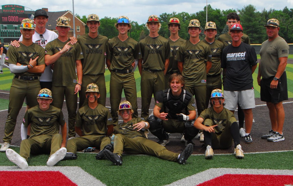 We're the Champions of the Flames College Showcase this weekend at Miami University!  We beat the Northern Ohio Canes 7-1 in the Finals.  Notable performances include...
<a href="/CBCMarucci/">CBC Marucci Blackhawks</a> @PBROhioScout