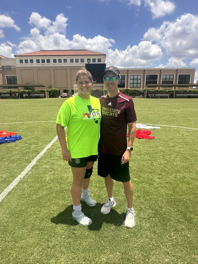 I had such a great time at the Texas State ID camp! I was able to compete with new girls, see campus, and explore San Marcos! Thank you to Coach Holeman and his coaching staff for a great camp. <a href="/TXStateSoccer/">Texas State Soccer</a> <a href="/LadyBucSoccer/">Brazoswood Lady Buc Soccer</a>
