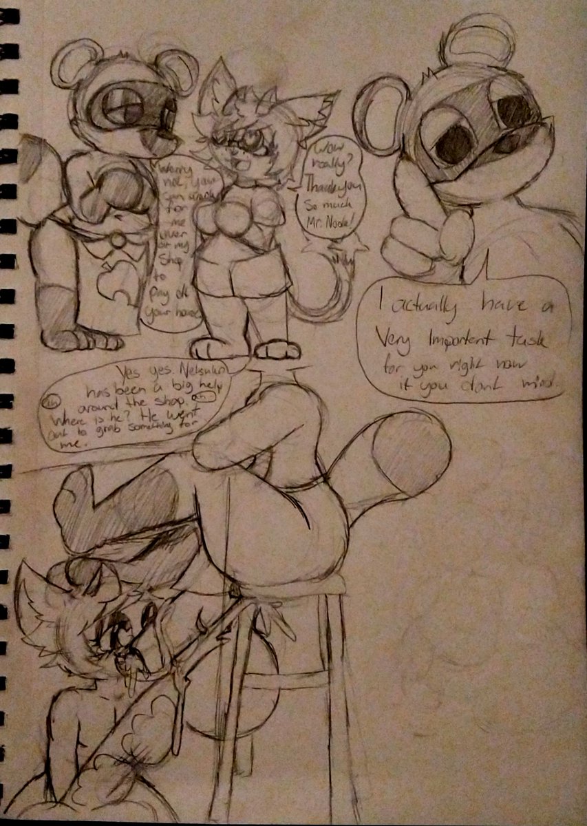 Mini Netsuko x Tom Nook comic