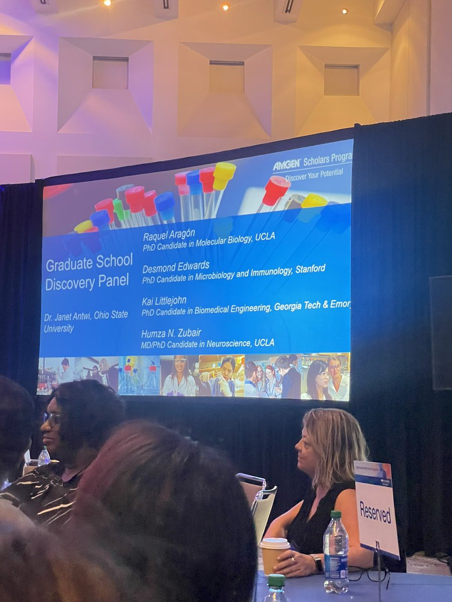 Moderating the AMGEN alumni panel at the 2023 symposium was fun for me! I’m a proud alum of the UCSD 2010 cohort. Now I get to give back to a program that played a key role in my career <a href="/AmgenFoundation/">Amgen Foundation</a> <a href="/ASP_GPO/">Amgen Scholars Global Program Office</a> . Thank you for the opportunity