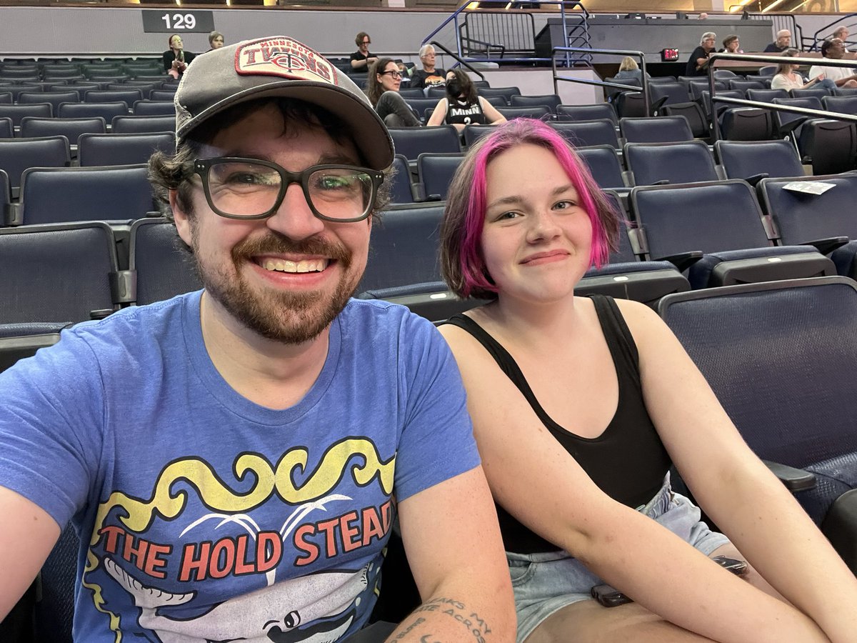 PherSturz's tweet photo. First Lynx game EVER LETS GOOOO #LynxPix https://t.co/u0X4avth6w