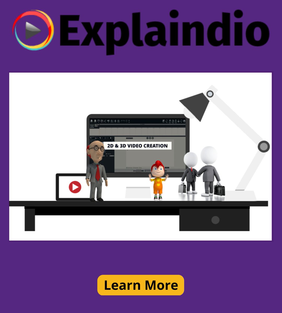 trade_2022's tweet image. #explaindiovideocreator #videocreator 
#explaindiovideo #video #videos #makevideos
Explaindio Video Creator
The Easy To Use Drag­n­Drop Video Creator
Create Your Next Video in 3 Simple Steps!
Professional Videos In Just Minutes!
👉👉👉 bit.ly/3BFD1no 👈👈👈