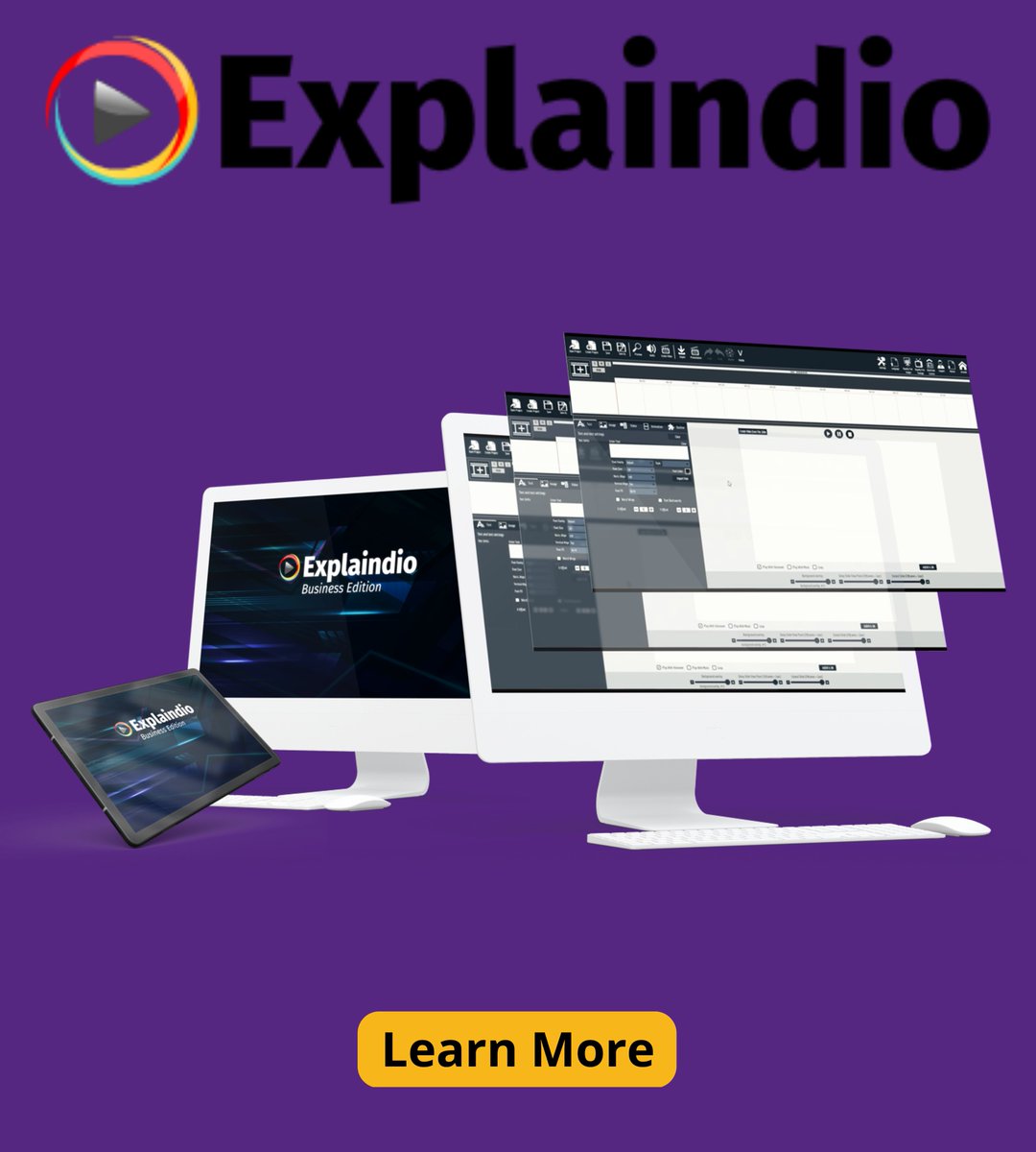 trade_2022's tweet image. #explaindiovideocreator #videocreator 
#explaindiovideo #video #videos #makevideos
Explaindio Video Creator
The Easy To Use Drag­n­Drop Video Creator
Create Your Next Video in 3 Simple Steps!
Professional Videos In Just Minutes!
👉👉👉 bit.ly/3BFD1no 👈👈👈