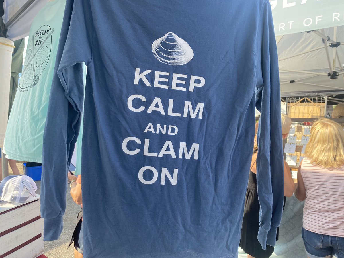 Come drop a few clams at the Surf City Farmers Market and as a bonus help keep Barnegat Bay beautiful. Remember, Clamliness is next to Godliness (or something like that). #ReClamTheBay. Mondays 8-noon.