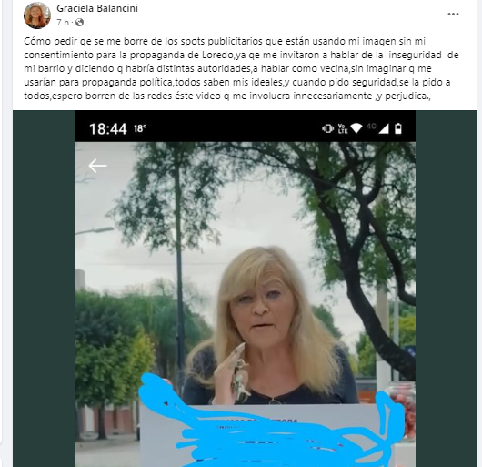 𝗩𝗘𝗖𝗜𝗡𝗢𝗦 𝗘𝗡𝗢𝗝𝗔𝗗𝗢𝗦 𝗖𝗢𝗡 𝗗𝗘 𝗟𝗢𝗥𝗘𝗗𝗢 𝗣𝗢𝗥𝗤𝗨𝗘 𝗟𝗢𝗦 𝗣𝗨𝗦𝗢 𝗘𝗡 𝗟𝗔 𝗣𝗨𝗕𝗟𝗜𝗖𝗜𝗗𝗔𝗗 𝗦𝗜𝗡 𝗔𝗨𝗧𝗢𝗥𝗜𝗭𝗔𝗖𝗜𝗢́𝗡
"me invitaron a hablar de inseguridad diciendo que habría distintas autoridades, a hablar como vecina".
politicacordobaverdad.com.ar/vecinos-enojad…