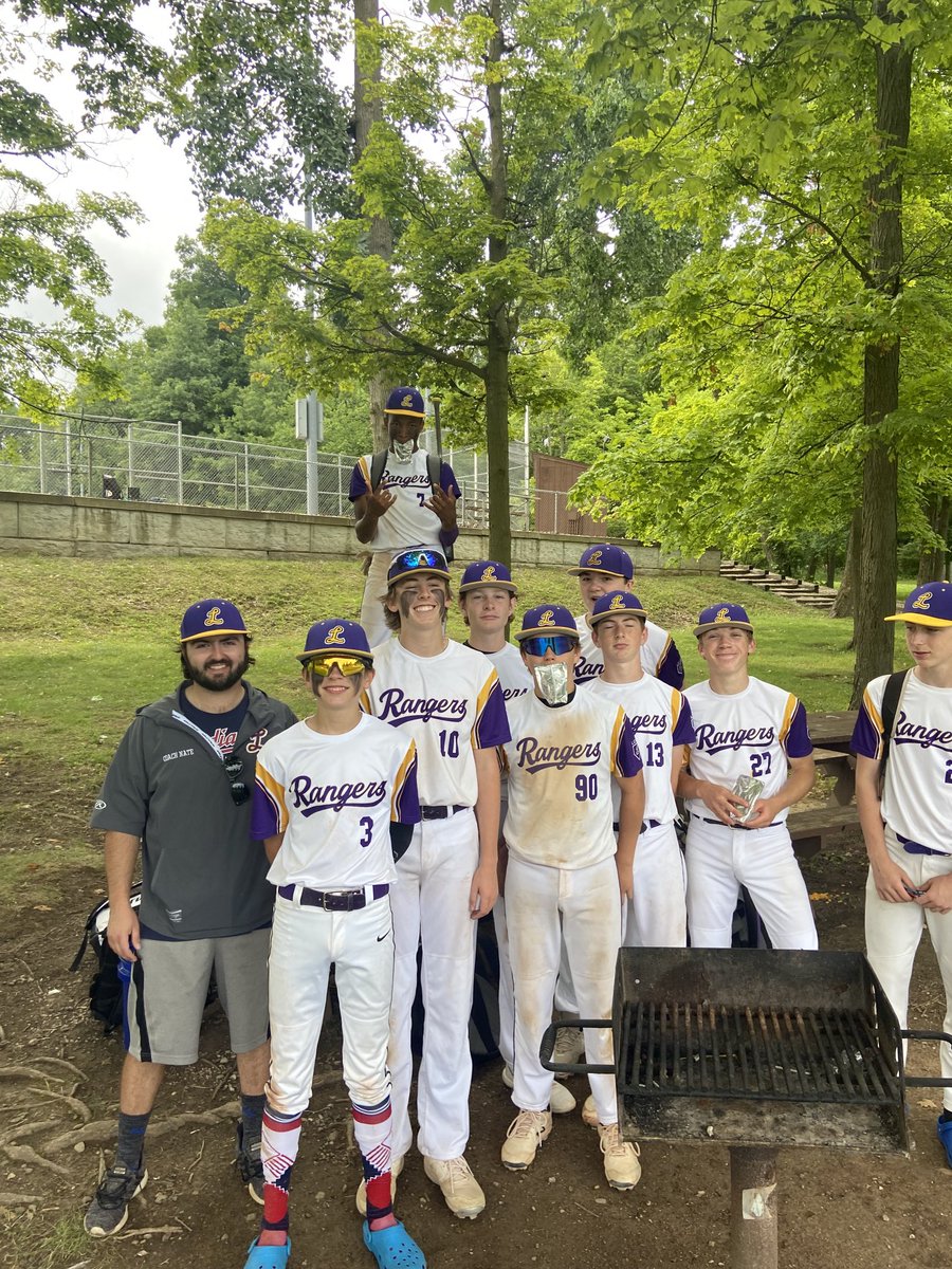 LCBA 14U coach Nate’s team wins 1st playoff game today. Next game tonight @ 8:30pm. #Go Rangers!!!