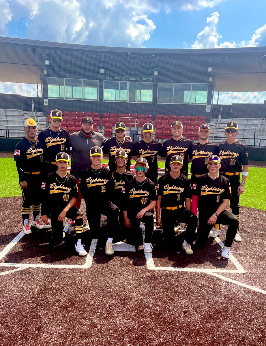 @LightningCoachHart12 (@lightningcoach2) on Twitter photo IL.⚡️18U-Hart fall in Championship Game 7-4 in an 11 Inning back and forth nail biter @PBRMIScout
<a href="/markwolak4/">Mark Wolak</a> 4ip,2er(2H,2B,R)
<a href="/ZThrede/">Zach Threde</a> 2B,RBI
<a href="/TrentDian3/">Trent Dian</a> 2H
<a href="/garrettguenthe1/">garrett guenther</a> H,RBI <a href="/MaxWoll3/">Max Woll</a> 4.1ip,er
So proud of this TEAM
4-1-1 Weekend
-proud coach
<a href="/ILlightning/">Illinois Lightning</a> <a href="/AnthonyGliffe/">Anthony Gliffe</a> IL.⚡️18U-Hart fall in Championship Game 7-4 in an 11 Inning back and forth nail biter @PBRMIScout
<a href="/markwolak4/">Mark Wolak</a> 4ip,2er(2H,2B,R)
<a href="/ZThrede/">Zach Threde</a> 2B,RBI
<a href="/TrentDian3/">Trent Dian</a> 2H
<a href="/garrettguenthe1/">garrett guenther</a> H,RBI <a href="/MaxWoll3/">Max Woll</a> 4.1ip,er
So proud of this TEAM
4-1-1 Weekend
-proud coach
<a href="/ILlightning/">Illinois Lightning</a> <a href="/AnthonyGliffe/">Anthony Gliffe</a>