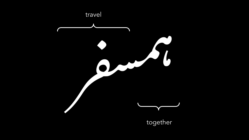 UpliftingUrdu's tweet photo. The popular 2011 Pakistani drama Humsafar (ہمسفر) was named after an Urdu word meaning: "companion"

But the simple translation hides a beautiful  etymology:
- someone you travel (safar - سفر) 
- together with (hum - ہم)

Below are some more words with the same prefix: https://t.co/4YKVyIFh6J