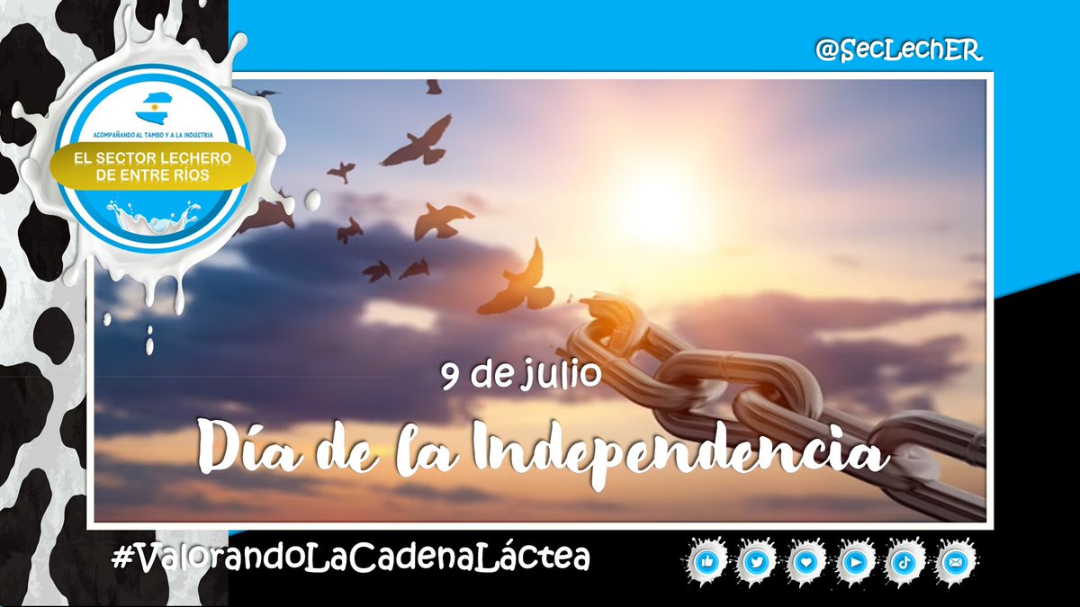 Cada 9 de julio conmemoramos la Declaración de Independencia  Argentina, decisión tomada por el Congreso de Tucumán  en 1816 ¡Feliz día patria querida! 🇦🇷💙🤍💛🤍💙🇦🇷
#DíaDeLaIndependencia #9dejulio #IndependenciaArgentina #independenciadelapatria