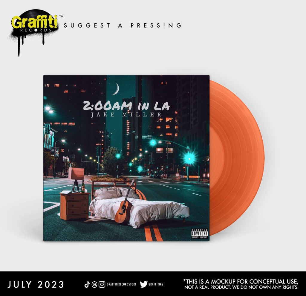 GraffitiRS's tweet photo. SUGGEST A PRESSING:
Jake Miller - 2am In LA
@jakemiller #jakemiller #2aminla #vinyl #SuggestAPressing https://t.co/VWeZGUWwD6