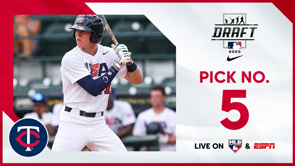 With the 5th pick, the <a href="/Twins/">Minnesota Twins</a> select South Brunswick (NC) outfielder Walker Jenkins, No. 4 on the Top 250 Draft Prospects list.

Watch live: atmlb.com/44DKVbZ
