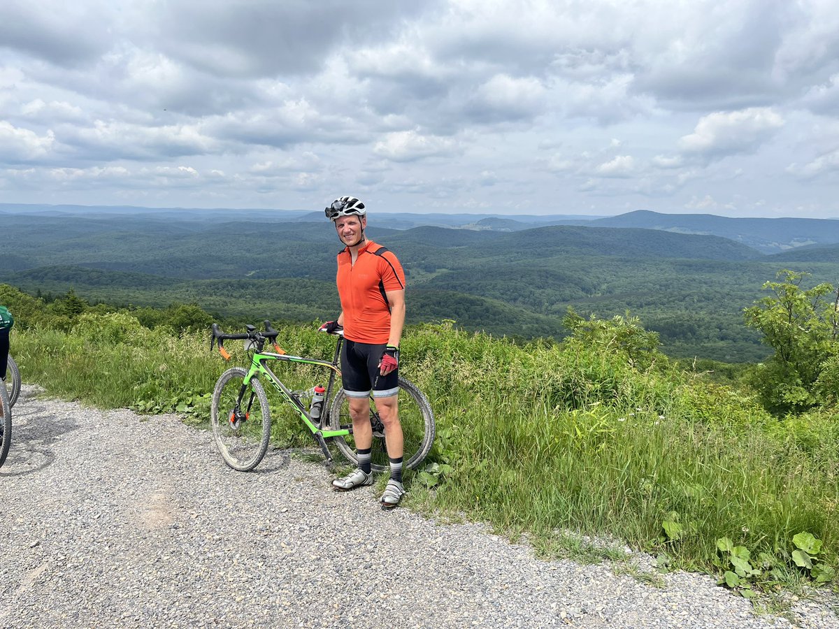 TheArtieMoore's tweet photo. Awesome weekend with the guys at WV’s highest point, gravel biking Spruce Mountain! #ItsAHelluvaLife https://t.co/qXoeKVGl2i
