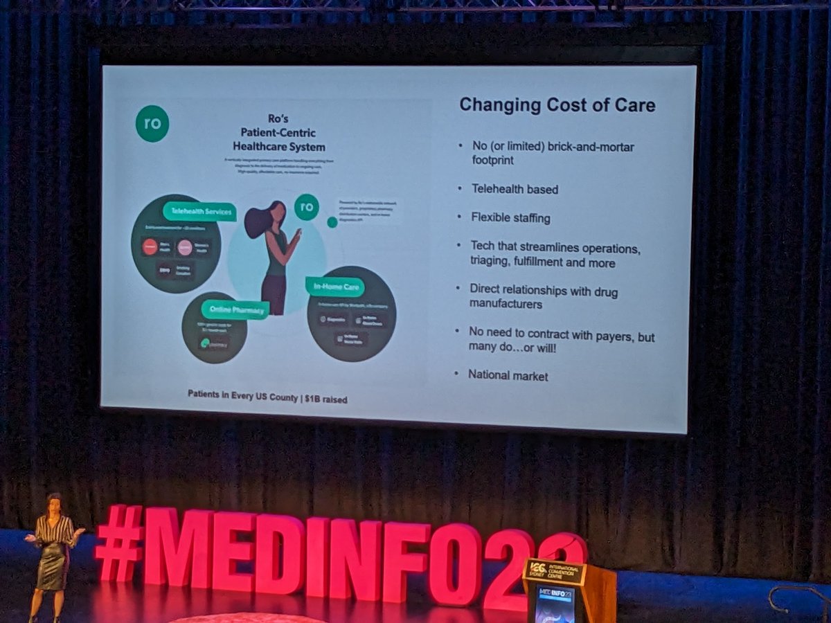 Direct to consumer care changing the face of healthcare delivery in USA. Healthcare delivery shifting from the healthcare system to commercial giants like Walmart and Amazon. #medinfo23