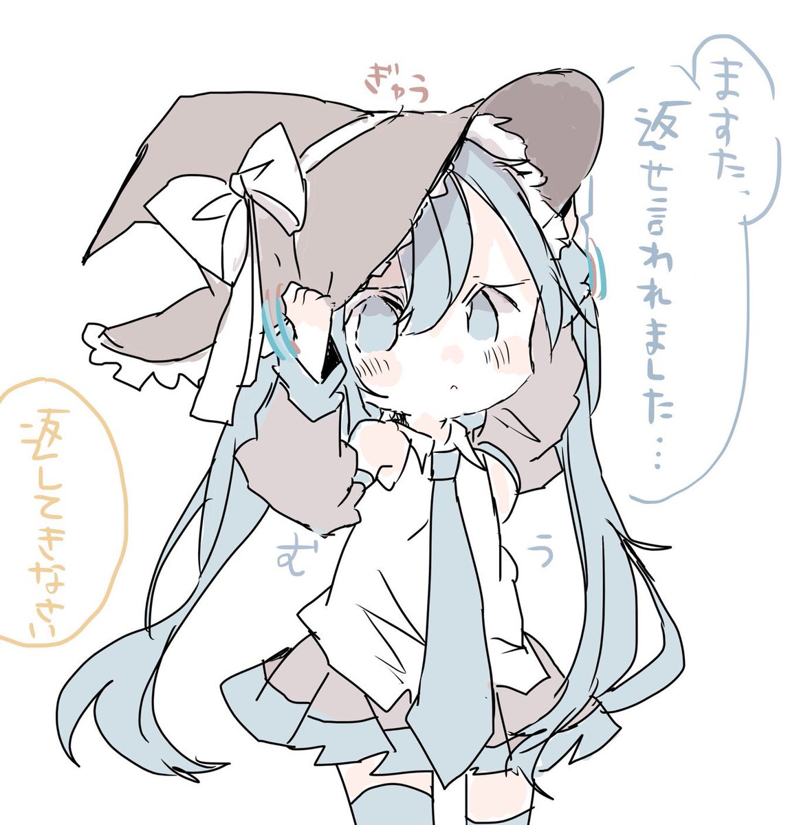 魔理沙の帽子と初音ミク② 