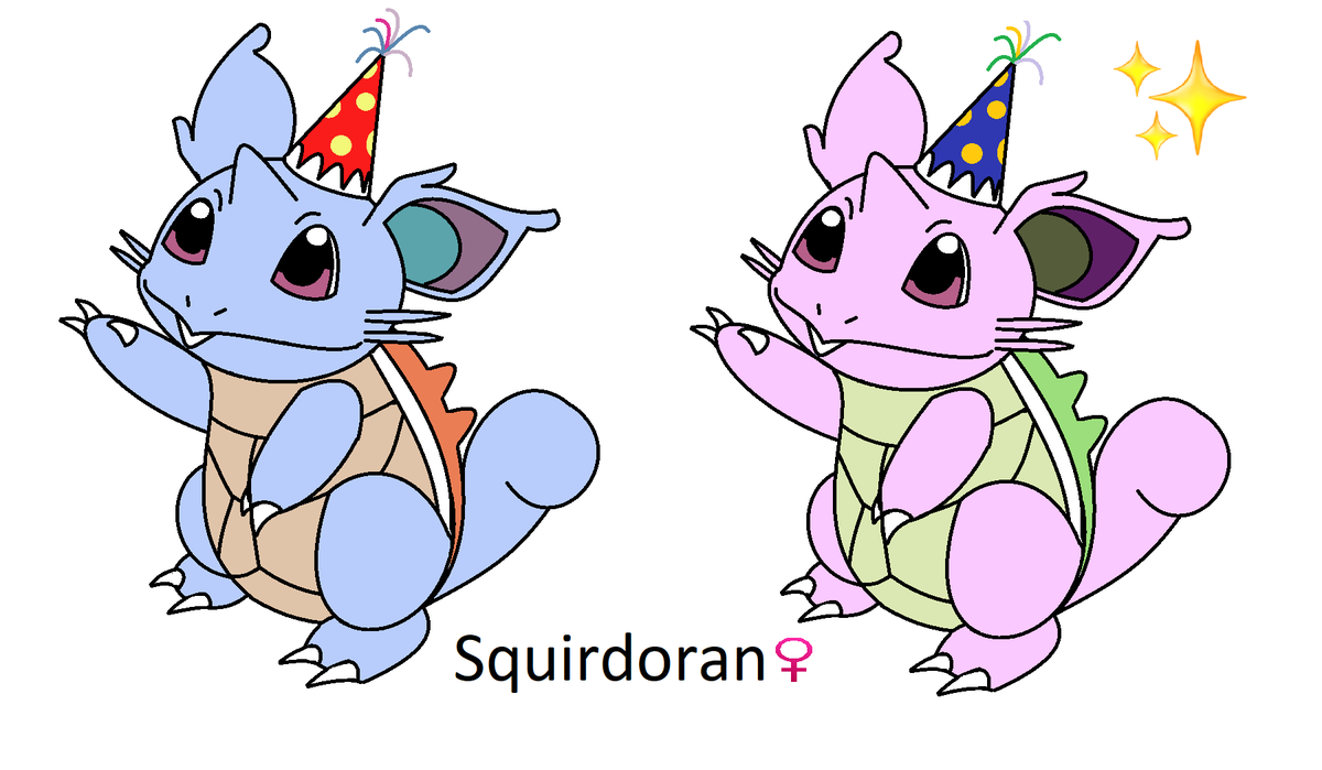 FreddtheWizard's tweet image. It´s Squirdoran Female!!

Made in paint in 30 mins hahah!!