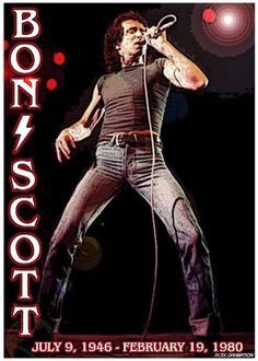 Happy birthday Bon Scott you will never be forgotten a legend  