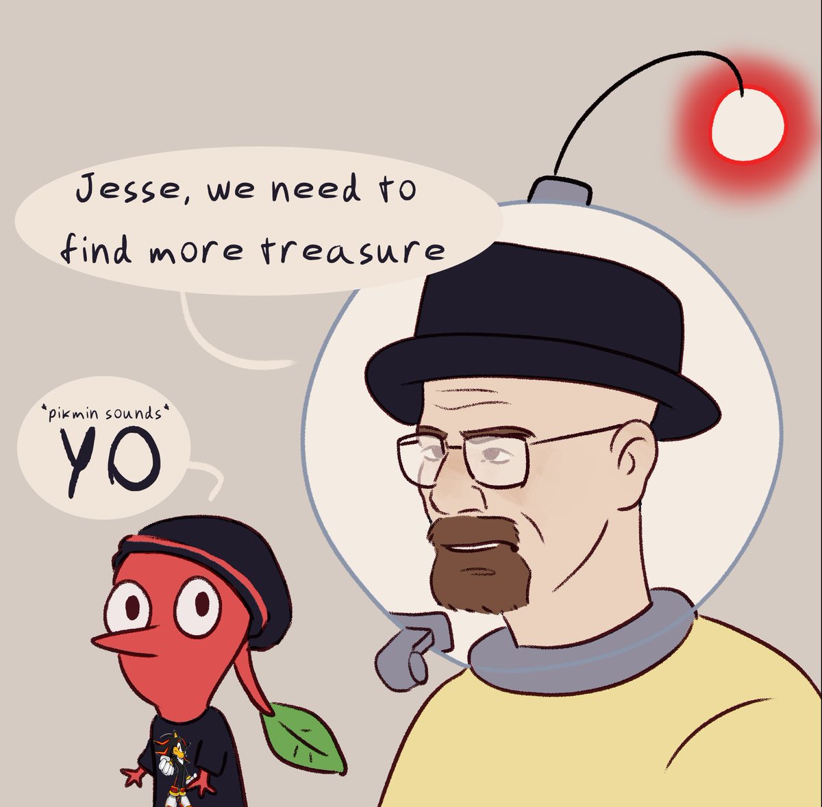 this came to me in a dream 
#Pikmin4 #BreakingBad