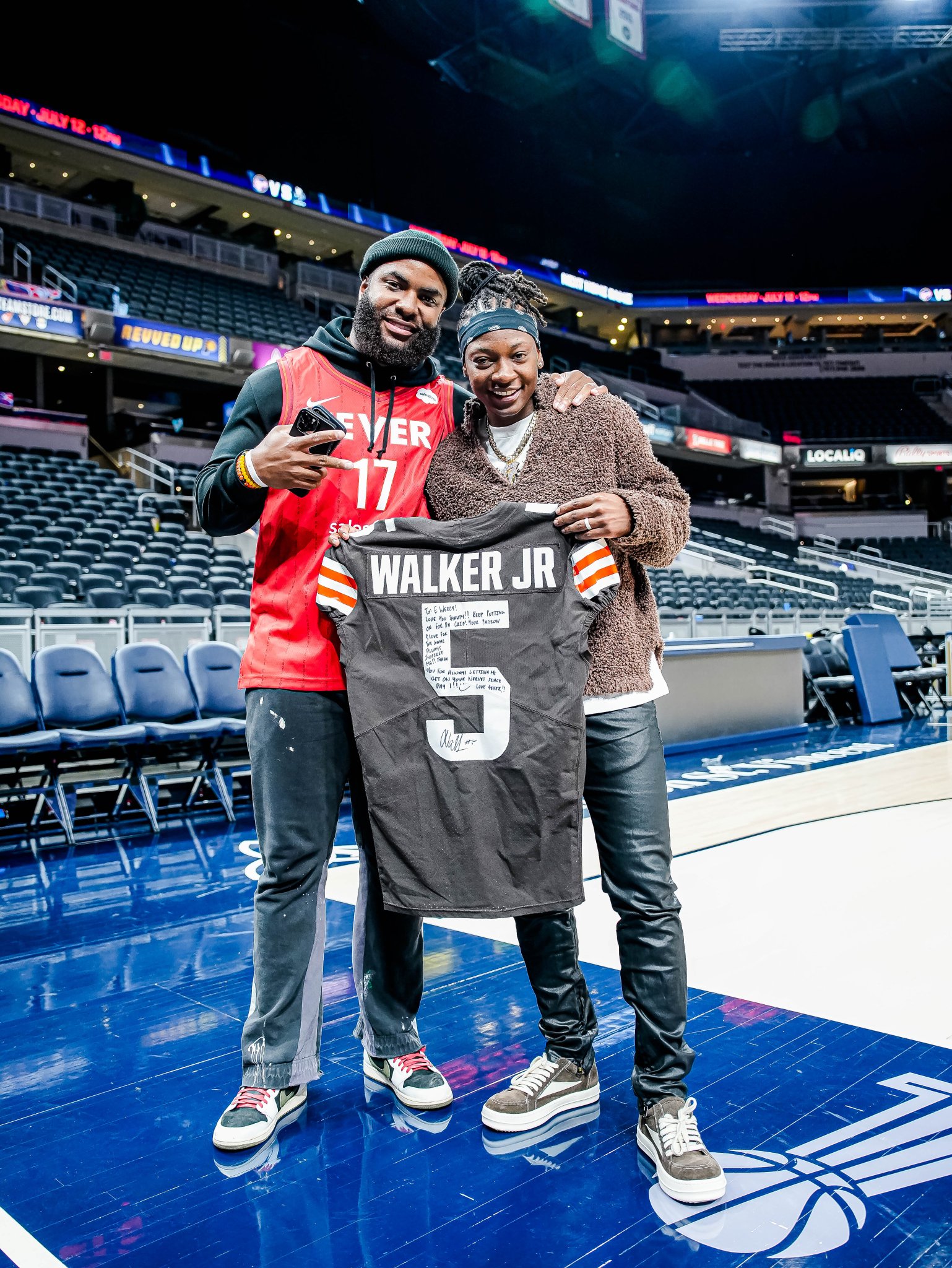 Indiana Fever on Twitter "Erica Wheeler swapped jerseys with friend