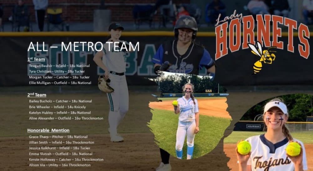 👀 at ALL those Hornets 
BIG congrats to <a href="/allinea2025/">Alline Alexander</a> <a href="/JillianSmith08/">Jillian Smith</a> <a href="/arvia_10/">Alison Via</a> <a href="/KenzieH2025/">Kenzie Holloway</a> 
Keep working 💪🏼🐝