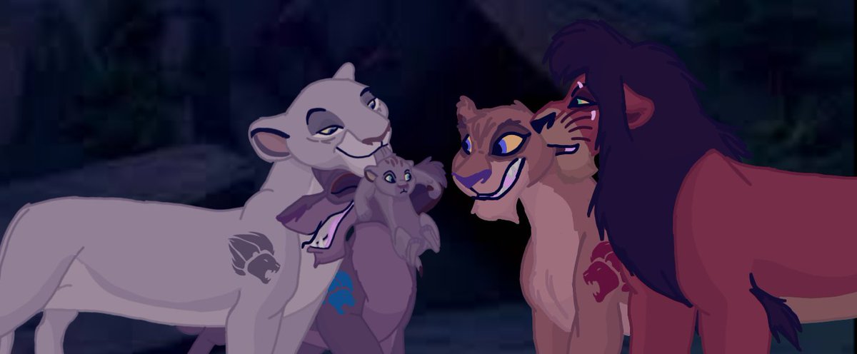 TLGimara's tweet photo. The day are son chaka meet there uncle kovu and aunt @TLGVitani https://t.co/YI5eXxPDDi