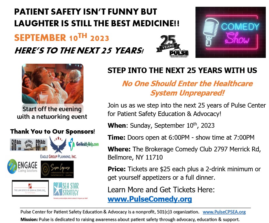 icorina's tweet photo. Join us for fun and a night of networking starting at 6PM.  Purchase tickets - become a sponsor https://t.co/nro6ldCO83  Don't wait until it's too late!  Tell your friends, bring your family - Private event!  #Fundraiser #comedy #advocacy #patientsafetyadvocate #caregiversupport https://t.co/eB6ZI9INcW